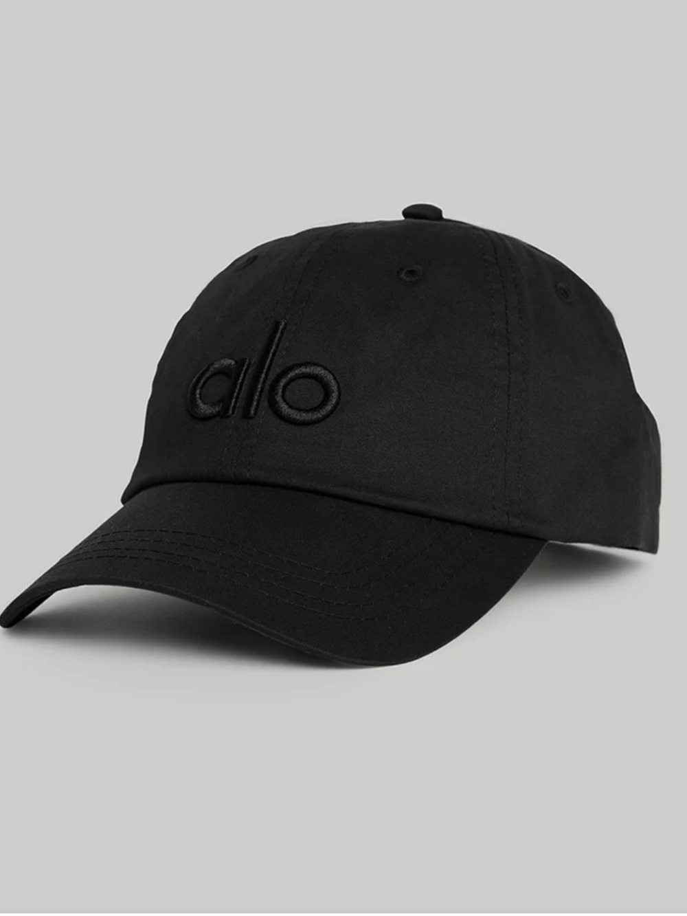 ALO Black Off-Duty Cap